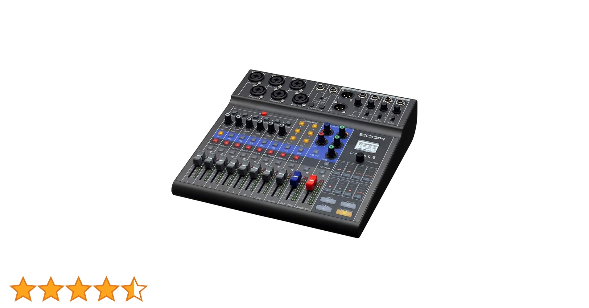 配信機器・PA機器・レコーディング機器 ZOOM LiveTrak L-8 ZOOM LiveTrak L-8 ｜イケベ楽器店オンラインストア